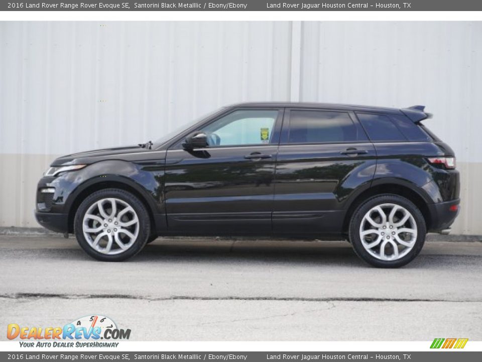 2016 Land Rover Range Rover Evoque SE Santorini Black Metalllic / Ebony/Ebony Photo #4