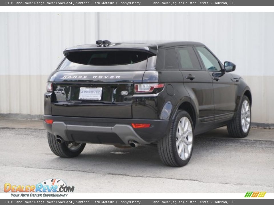 2016 Land Rover Range Rover Evoque SE Santorini Black Metalllic / Ebony/Ebony Photo #5