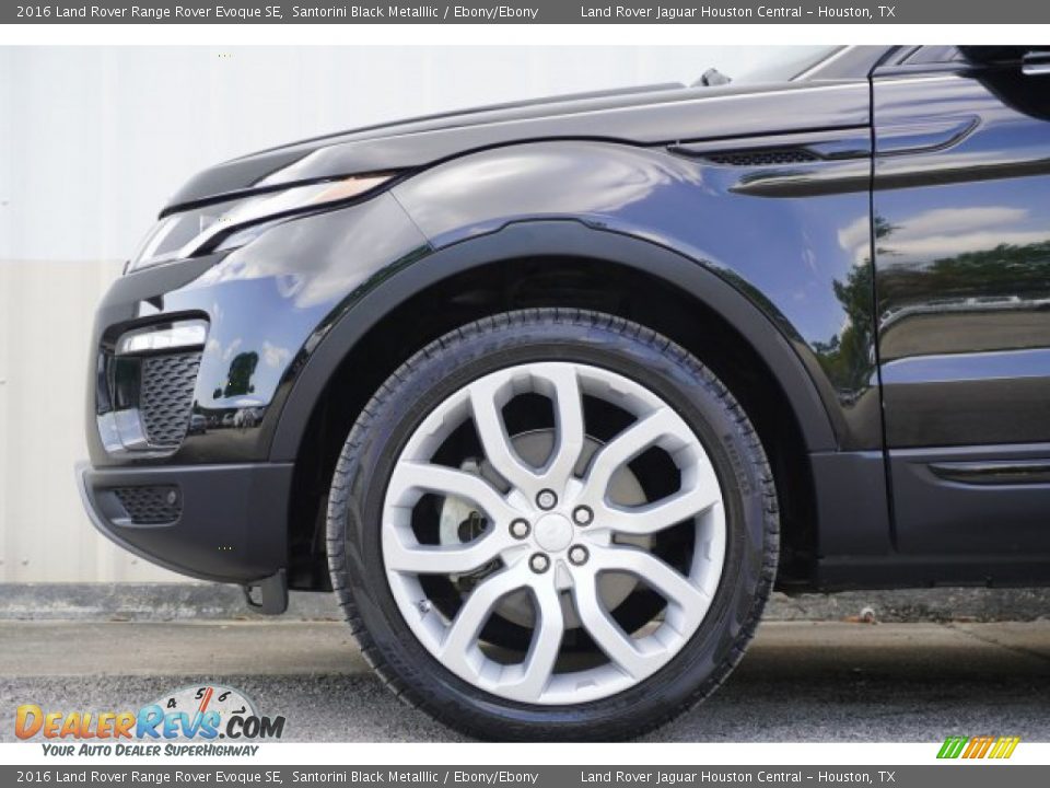 2016 Land Rover Range Rover Evoque SE Santorini Black Metalllic / Ebony/Ebony Photo #8