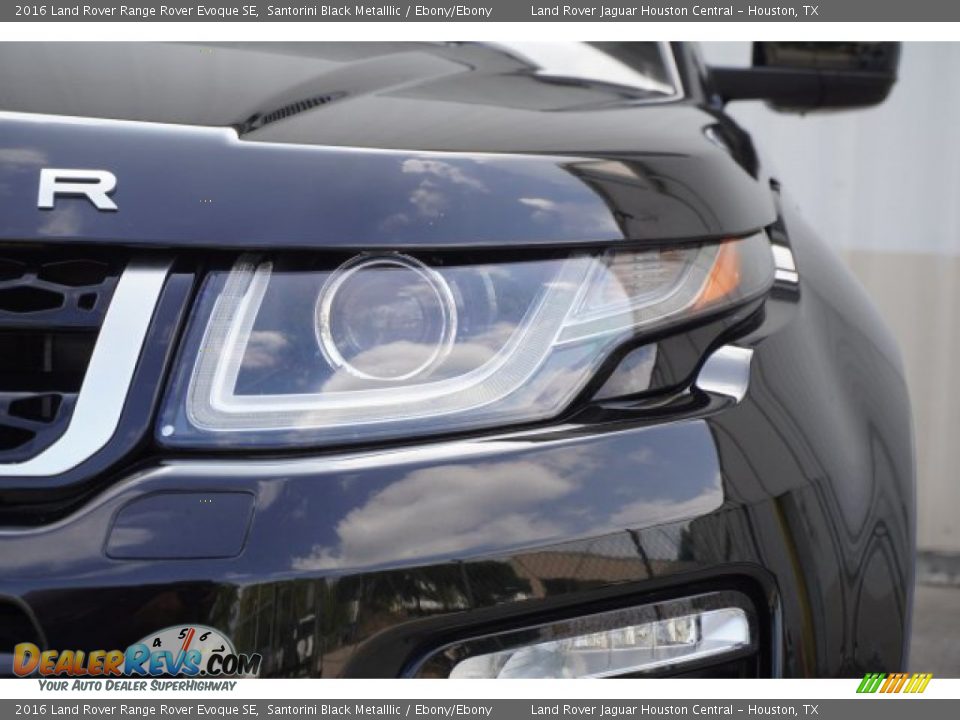 2016 Land Rover Range Rover Evoque SE Santorini Black Metalllic / Ebony/Ebony Photo #9