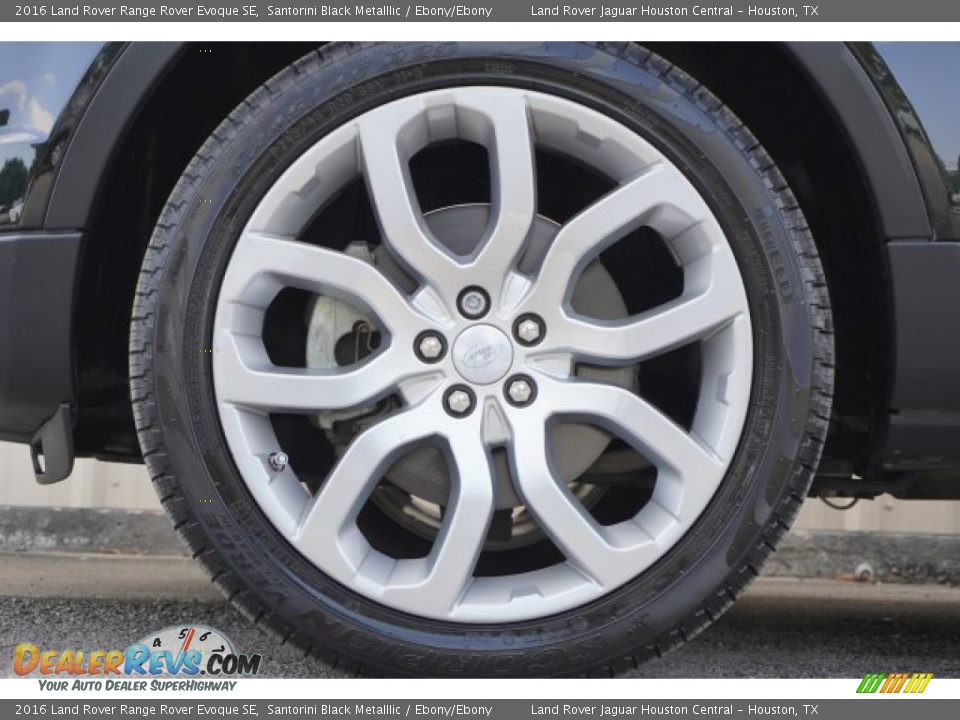2016 Land Rover Range Rover Evoque SE Santorini Black Metalllic / Ebony/Ebony Photo #10