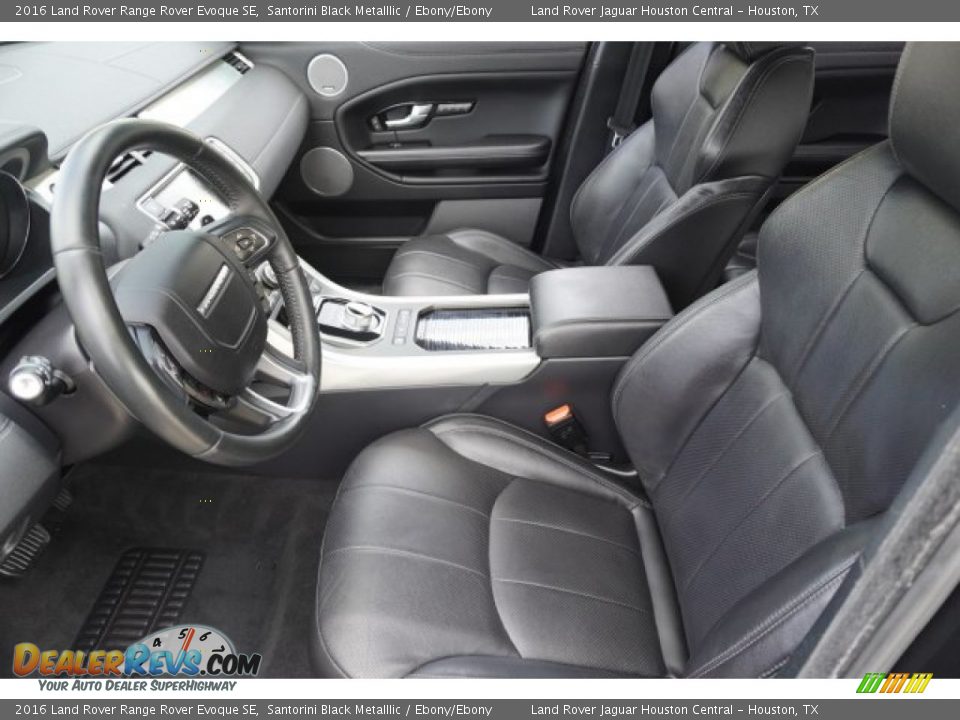 2016 Land Rover Range Rover Evoque SE Santorini Black Metalllic / Ebony/Ebony Photo #13