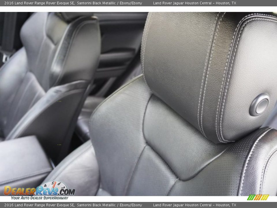 2016 Land Rover Range Rover Evoque SE Santorini Black Metalllic / Ebony/Ebony Photo #15
