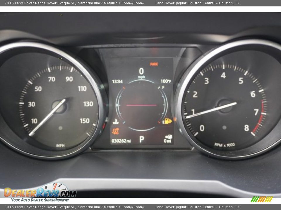 2016 Land Rover Range Rover Evoque SE Santorini Black Metalllic / Ebony/Ebony Photo #16
