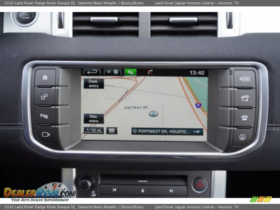 2016 Land Rover Range Rover Evoque SE Santorini Black Metalllic / Ebony/Ebony Photo #17