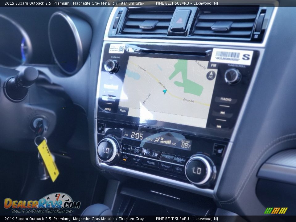 2019 Subaru Outback 2.5i Premium Magnetite Gray Metallic / Titanium Gray Photo #14