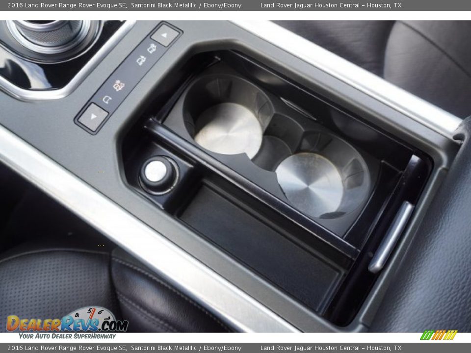 2016 Land Rover Range Rover Evoque SE Santorini Black Metalllic / Ebony/Ebony Photo #24