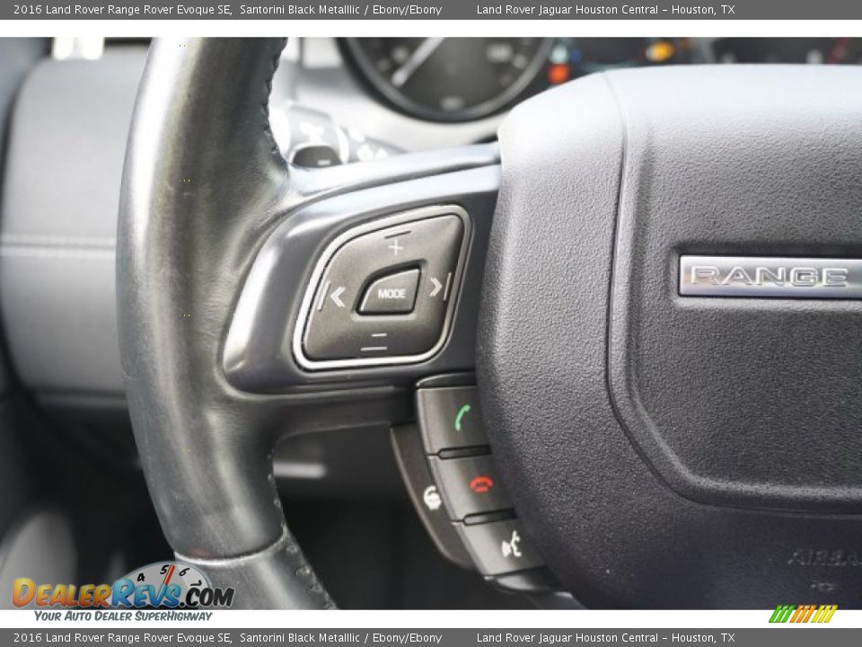 2016 Land Rover Range Rover Evoque SE Santorini Black Metalllic / Ebony/Ebony Photo #25