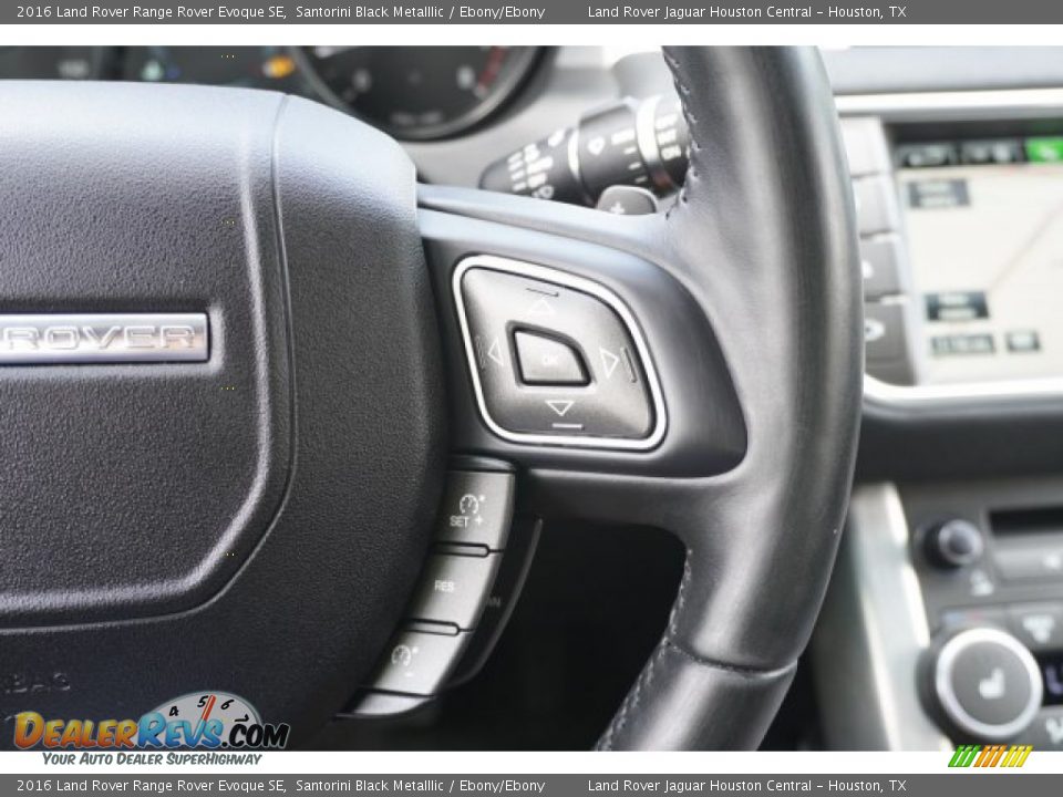 2016 Land Rover Range Rover Evoque SE Santorini Black Metalllic / Ebony/Ebony Photo #26