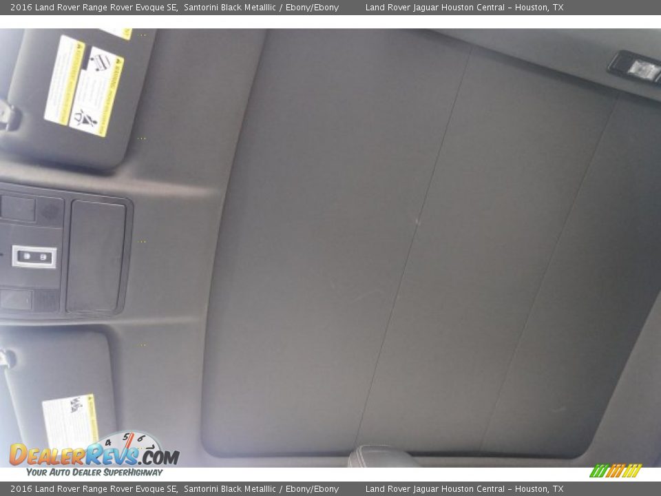 2016 Land Rover Range Rover Evoque SE Santorini Black Metalllic / Ebony/Ebony Photo #31
