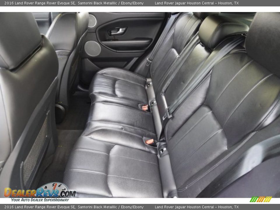 2016 Land Rover Range Rover Evoque SE Santorini Black Metalllic / Ebony/Ebony Photo #35