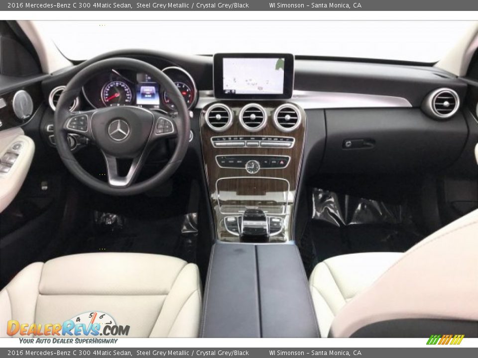 2016 Mercedes-Benz C 300 4Matic Sedan Steel Grey Metallic / Crystal Grey/Black Photo #17