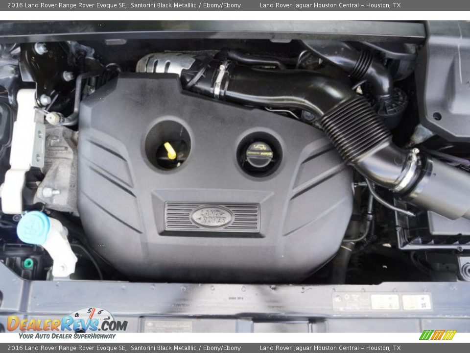 2016 Land Rover Range Rover Evoque SE Santorini Black Metalllic / Ebony/Ebony Photo #36