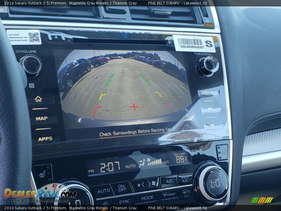 2019 Subaru Outback 2.5i Premium Magnetite Gray Metallic / Titanium Gray Photo #31