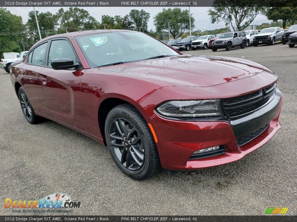 2019 Dodge Charger SXT AWD Octane Red Pearl / Black Photo #1