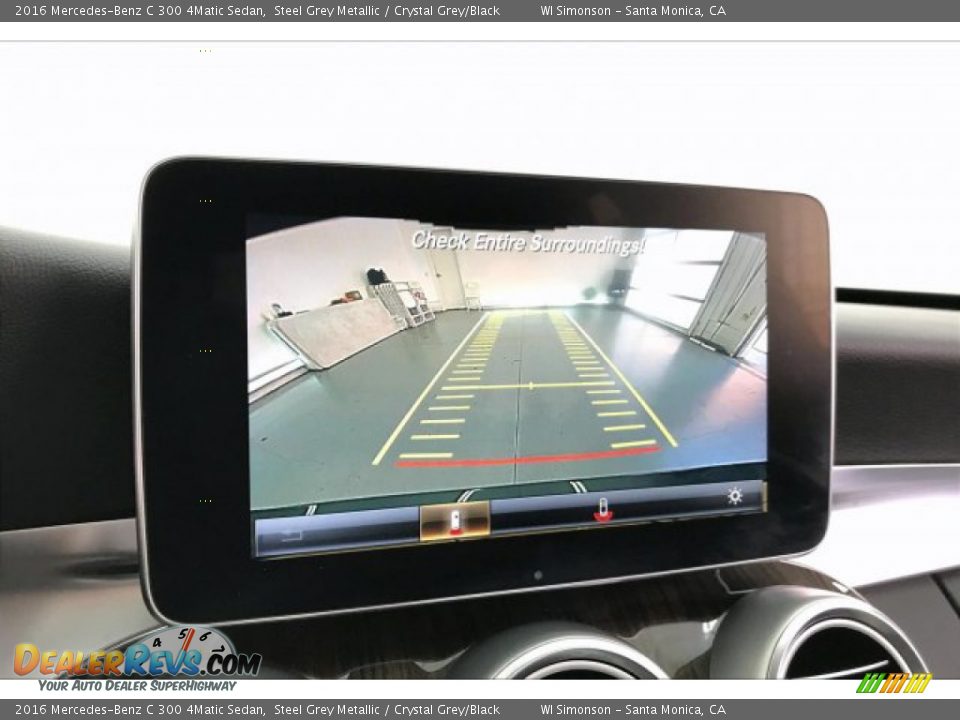 2016 Mercedes-Benz C 300 4Matic Sedan Steel Grey Metallic / Crystal Grey/Black Photo #21