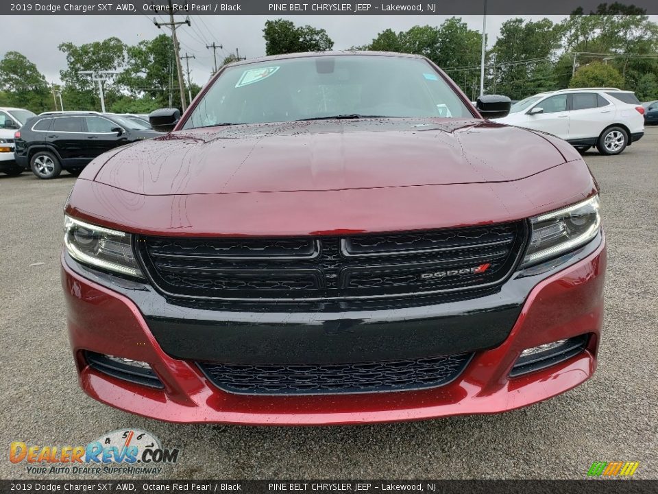 2019 Dodge Charger SXT AWD Octane Red Pearl / Black Photo #2