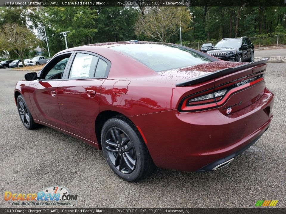 2019 Dodge Charger SXT AWD Octane Red Pearl / Black Photo #4