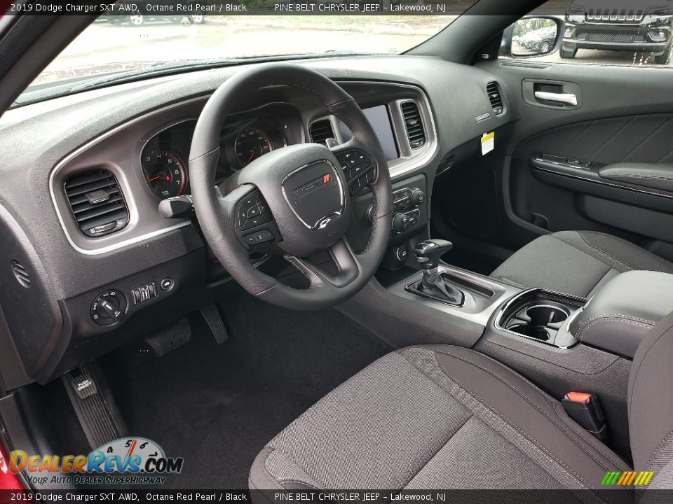 2019 Dodge Charger SXT AWD Octane Red Pearl / Black Photo #7