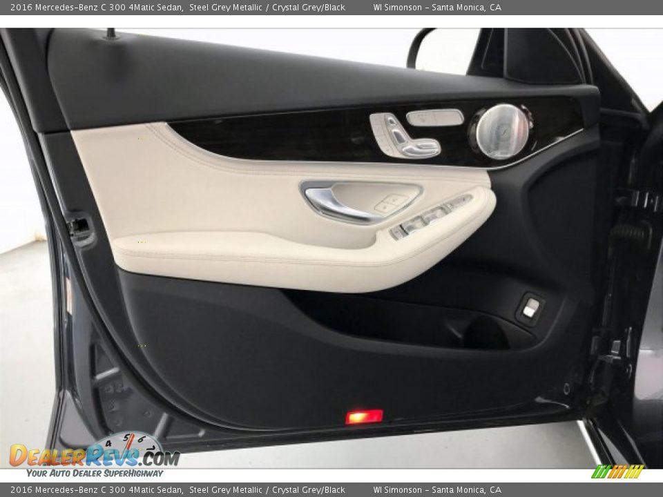 2016 Mercedes-Benz C 300 4Matic Sedan Steel Grey Metallic / Crystal Grey/Black Photo #25