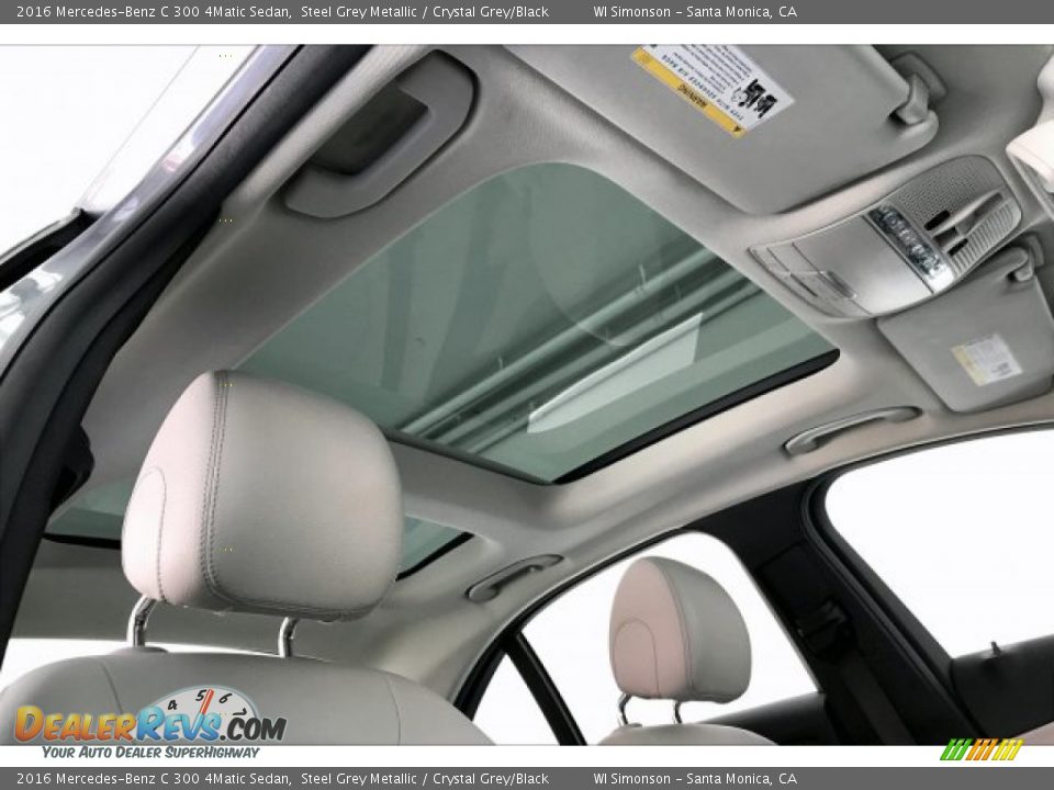 2016 Mercedes-Benz C 300 4Matic Sedan Steel Grey Metallic / Crystal Grey/Black Photo #29