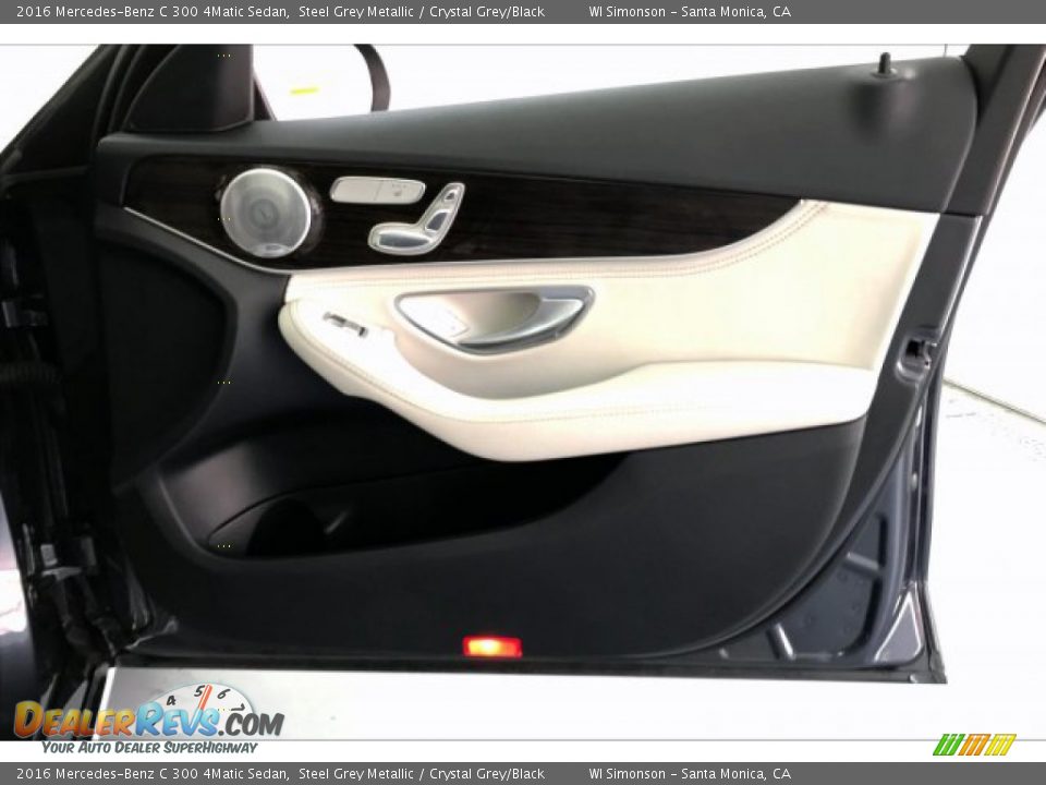 2016 Mercedes-Benz C 300 4Matic Sedan Steel Grey Metallic / Crystal Grey/Black Photo #30
