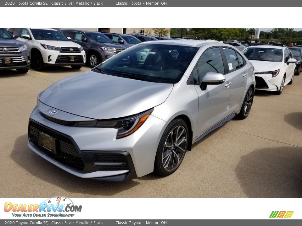 2020 Toyota Corolla SE Classic Silver Metallic / Black Photo #1