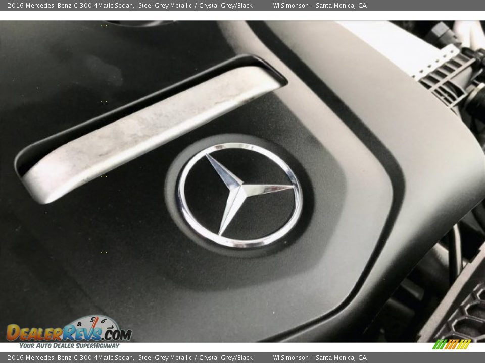 2016 Mercedes-Benz C 300 4Matic Sedan Steel Grey Metallic / Crystal Grey/Black Photo #31