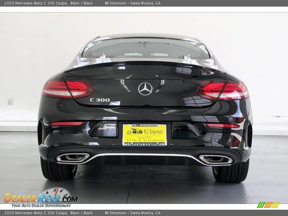 2020 Mercedes-Benz C 300 Coupe Black / Black Photo #3