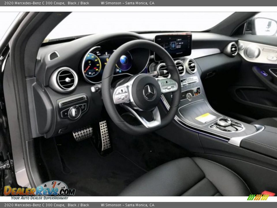 Black Interior - 2020 Mercedes-Benz C 300 Coupe Photo #4