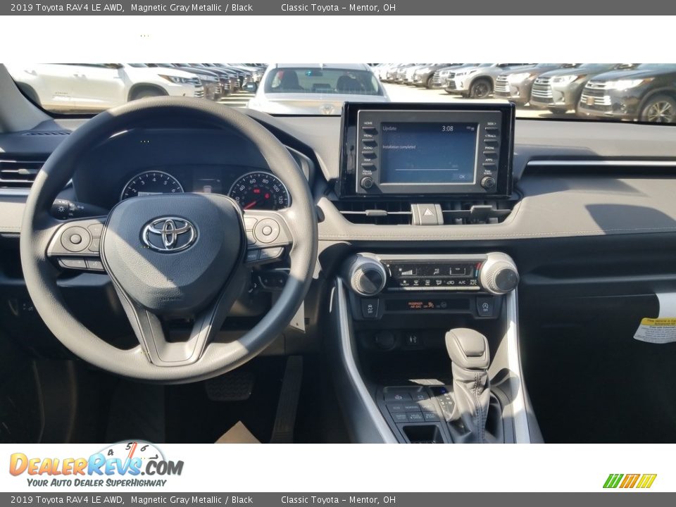 2019 Toyota RAV4 LE AWD Magnetic Gray Metallic / Black Photo #4