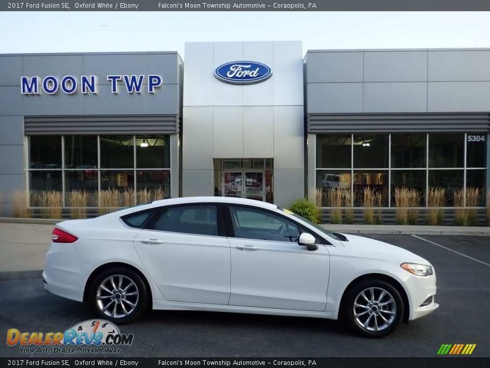 2017 Ford Fusion SE Oxford White / Ebony Photo #1
