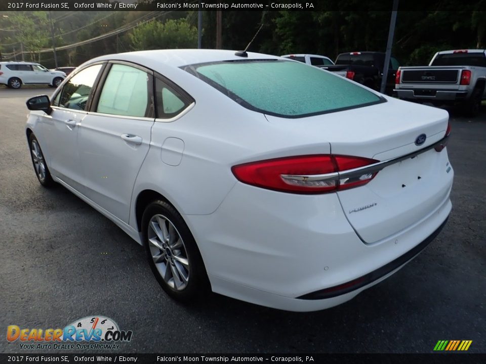 2017 Ford Fusion SE Oxford White / Ebony Photo #5