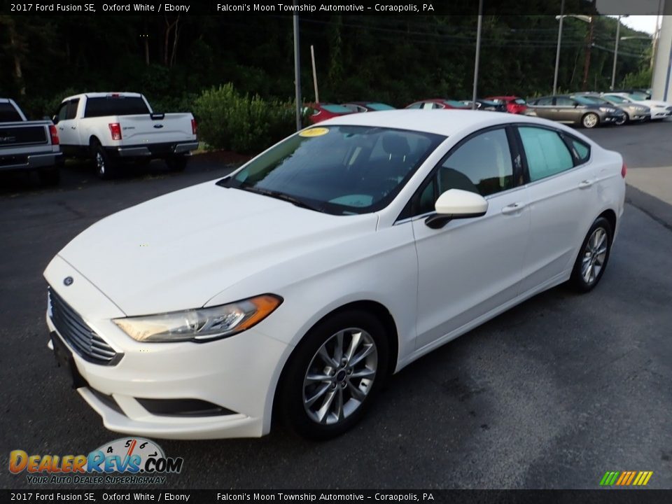2017 Ford Fusion SE Oxford White / Ebony Photo #7