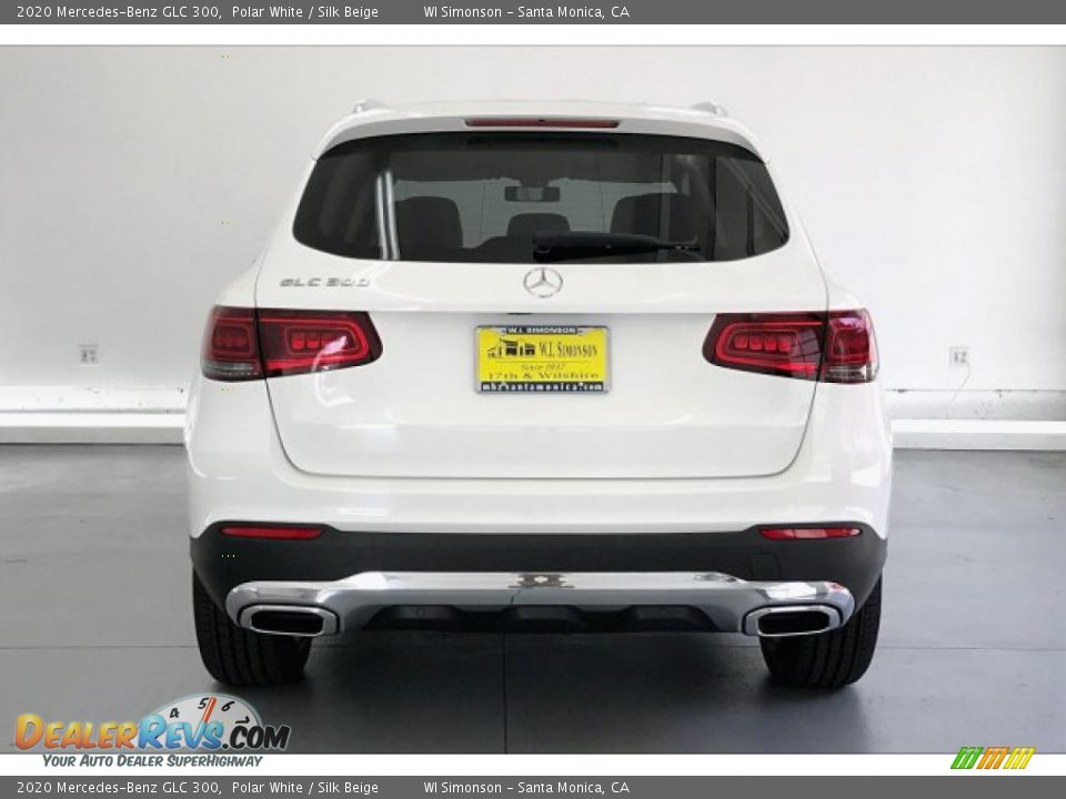 2020 Mercedes-Benz GLC 300 Polar White / Silk Beige Photo #3