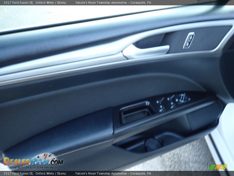 2017 Ford Fusion SE Oxford White / Ebony Photo #20