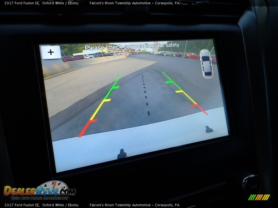 2017 Ford Fusion SE Oxford White / Ebony Photo #25