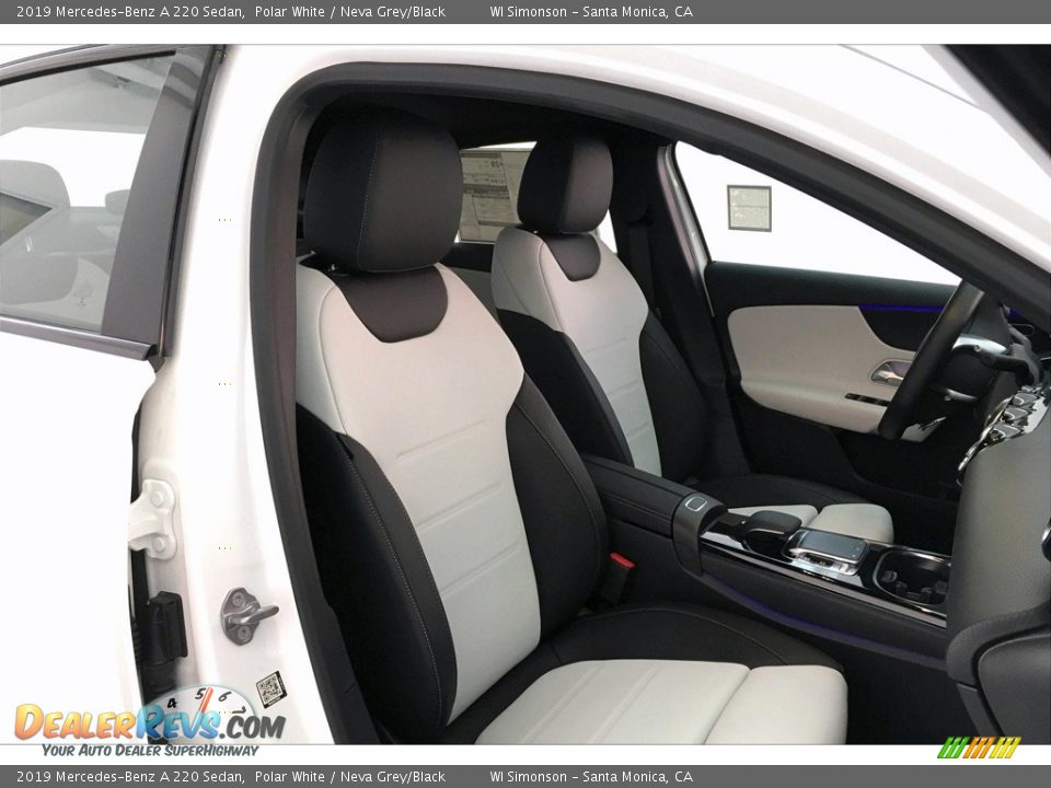 2019 Mercedes-Benz A 220 Sedan Polar White / Neva Grey/Black Photo #5