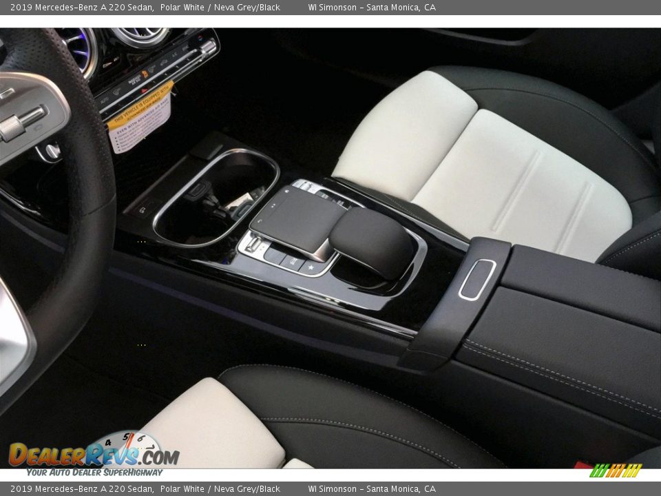 2019 Mercedes-Benz A 220 Sedan Polar White / Neva Grey/Black Photo #7