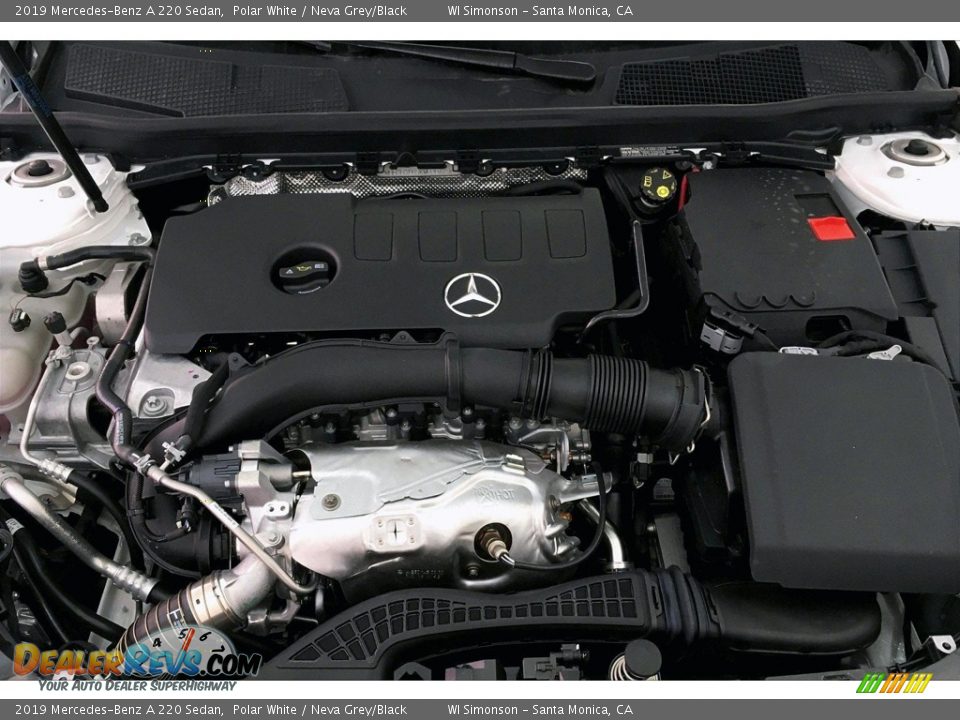 2019 Mercedes-Benz A 220 Sedan Polar White / Neva Grey/Black Photo #8