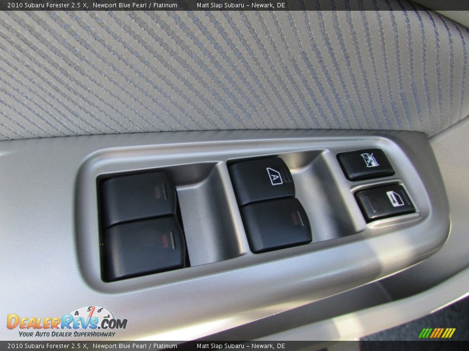 2010 Subaru Forester 2.5 X Newport Blue Pearl / Platinum Photo #15