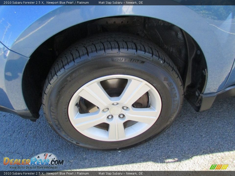 2010 Subaru Forester 2.5 X Newport Blue Pearl / Platinum Photo #22