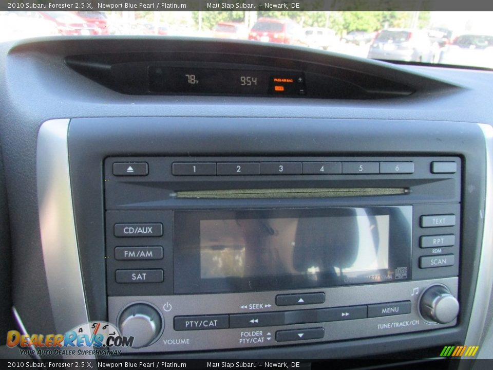 2010 Subaru Forester 2.5 X Newport Blue Pearl / Platinum Photo #25