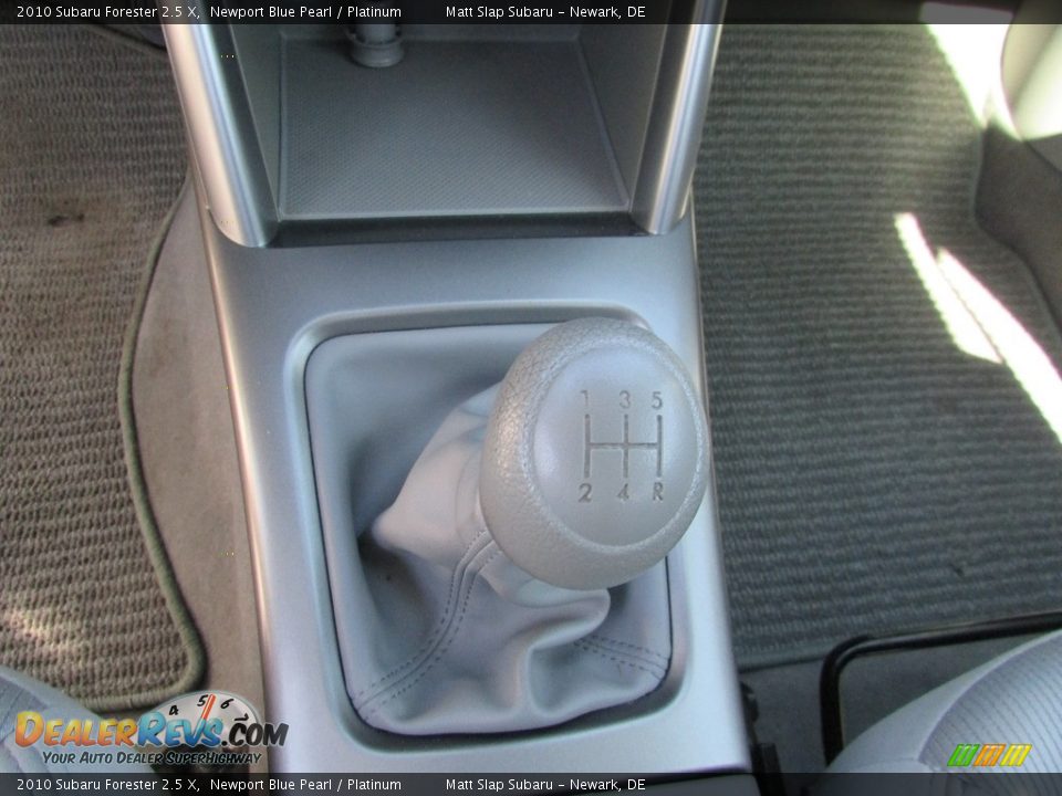 2010 Subaru Forester 2.5 X Newport Blue Pearl / Platinum Photo #27