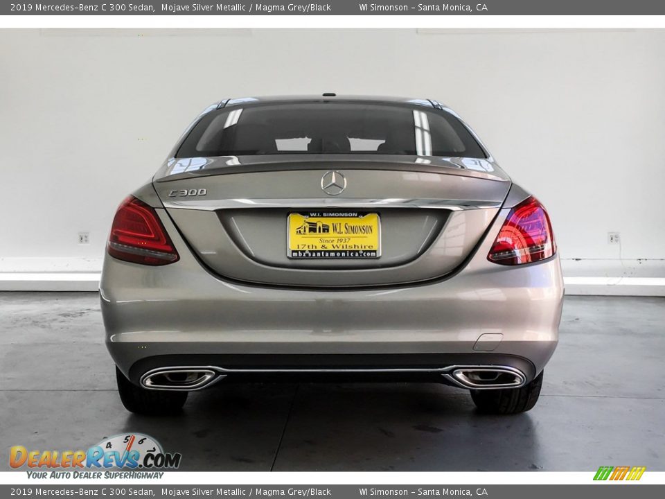 2019 Mercedes-Benz C 300 Sedan Mojave Silver Metallic / Magma Grey/Black Photo #3