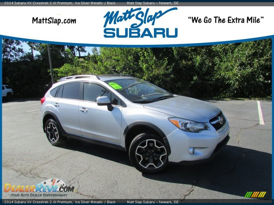 2014 Subaru XV Crosstrek 2.0i Premium Ice Silver Metallic / Black Photo #1