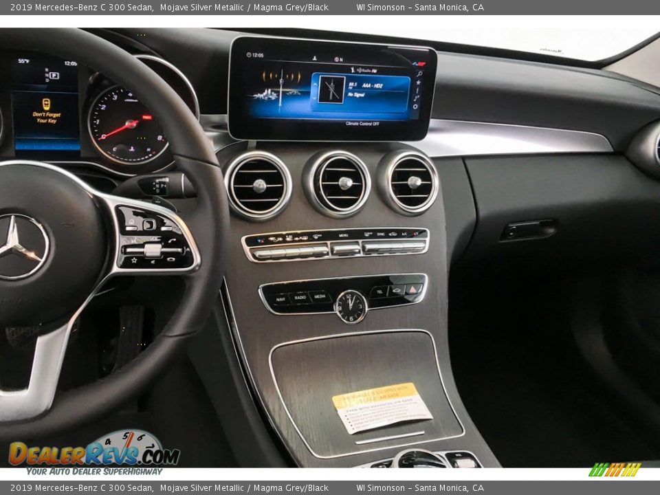 2019 Mercedes-Benz C 300 Sedan Mojave Silver Metallic / Magma Grey/Black Photo #6