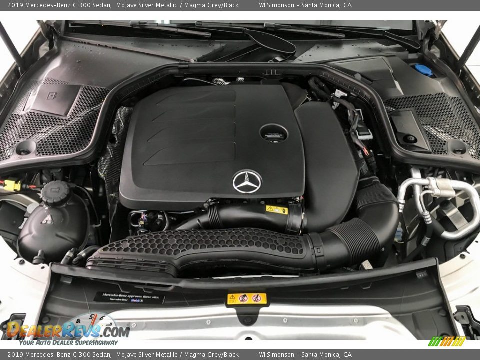 2019 Mercedes-Benz C 300 Sedan Mojave Silver Metallic / Magma Grey/Black Photo #8