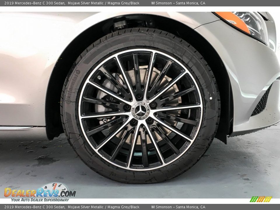 2019 Mercedes-Benz C 300 Sedan Mojave Silver Metallic / Magma Grey/Black Photo #9