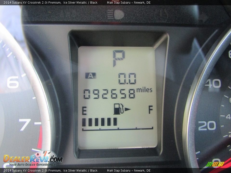 2014 Subaru XV Crosstrek 2.0i Premium Ice Silver Metallic / Black Photo #29